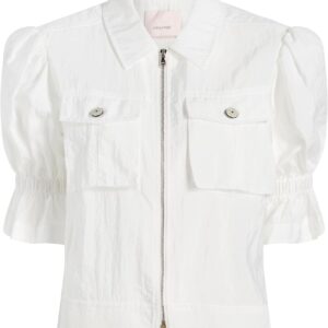 Women's Lightweight Parachute Jacket with Zip Closure