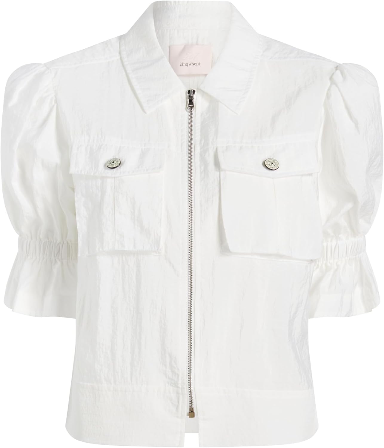 Women's Lightweight Parachute Jacket with Zip Closure