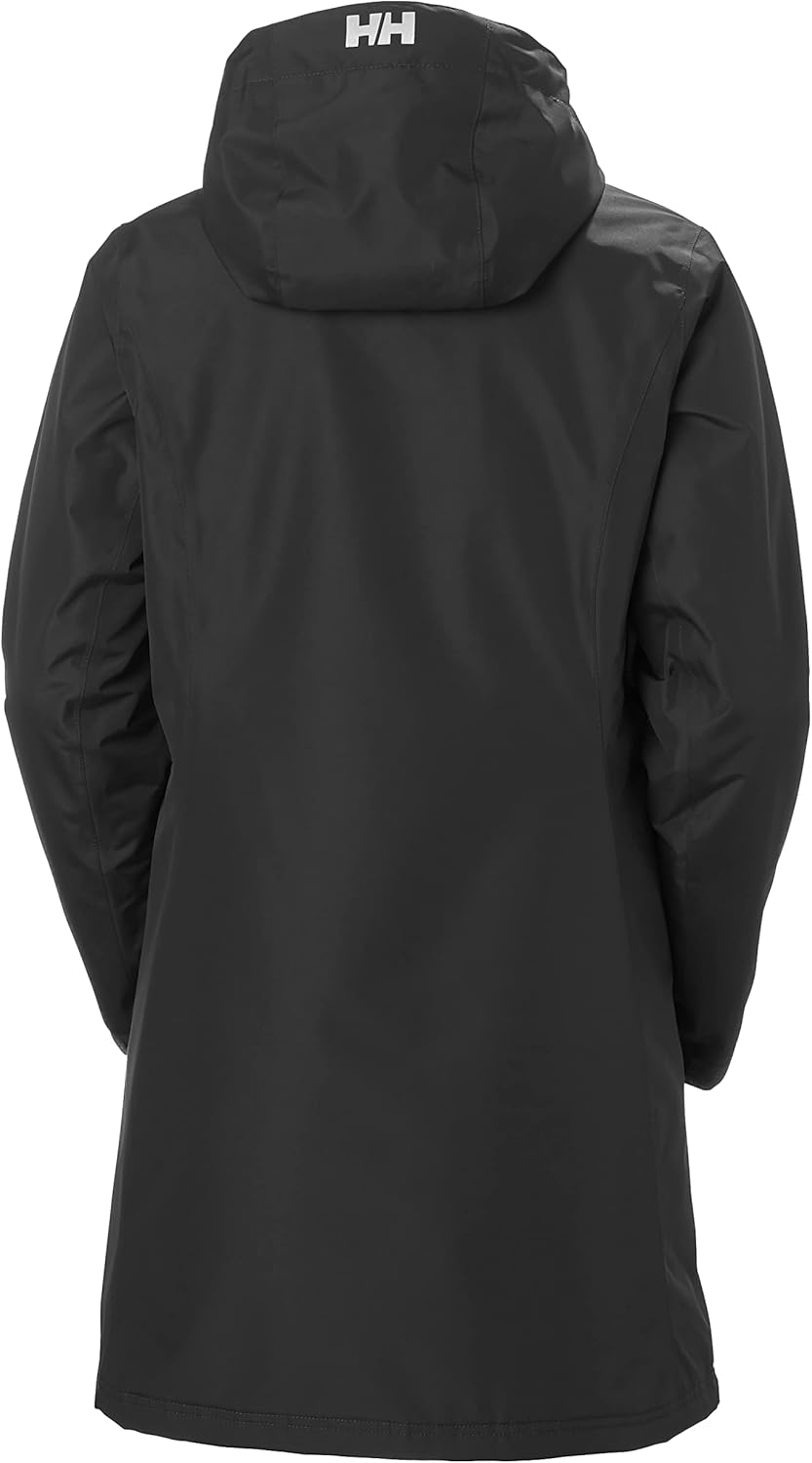 Women's Long Insulated Hooded Outdoor Raincoat Jacket - Image 2