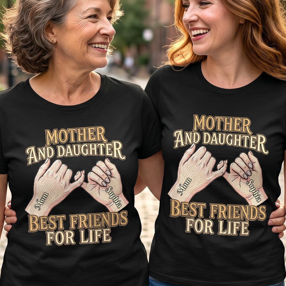 Women's Mother Daughter Best Friend Graphic T-Shirt - Image 2