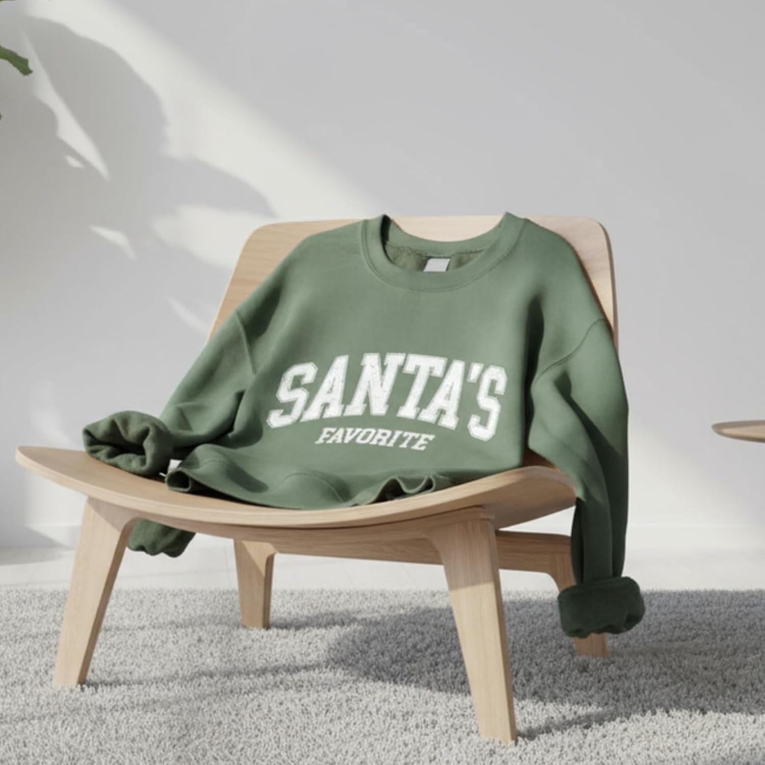 Women's Santa's Favorite Christmas Holiday Graphic Sweater - Image 2