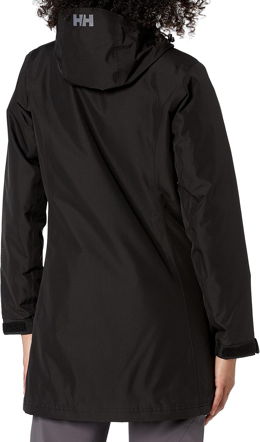 Women's Long Insulated Hooded Outdoor Raincoat Jacket - Image 3