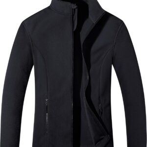 Women's Soft Fleece Zip-Up Stand Collar Jacket