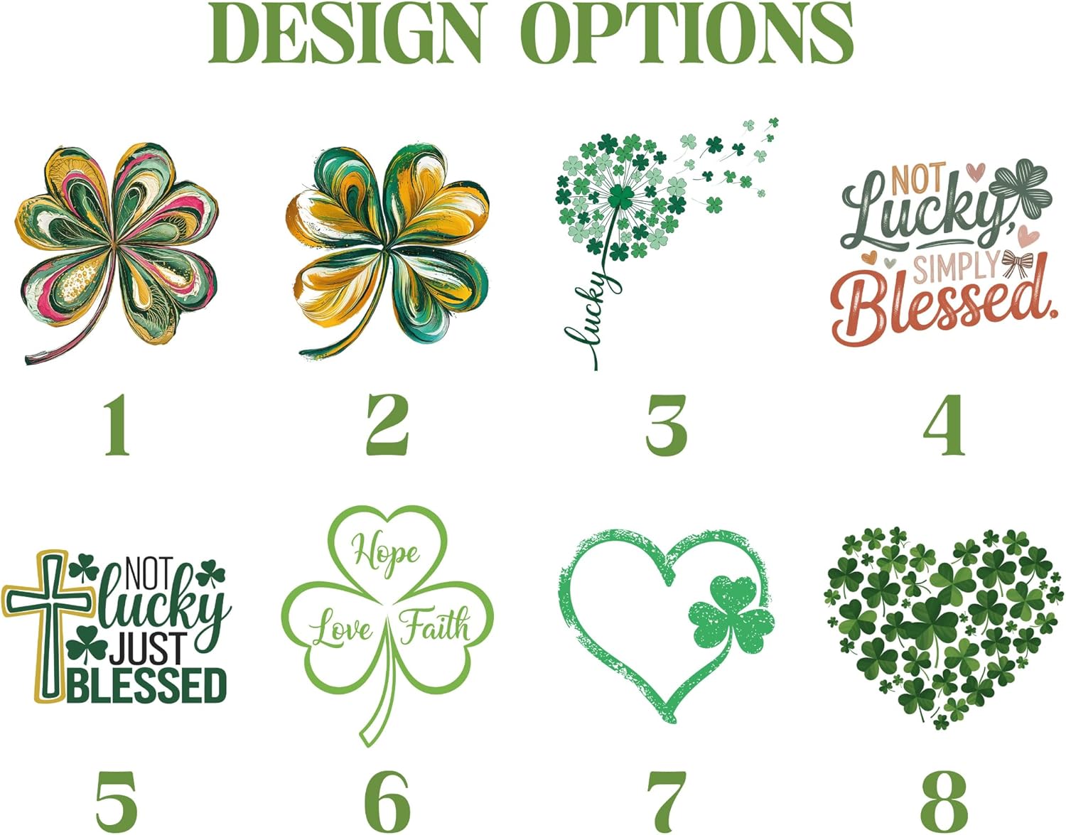 Women's Blessed Patrick's Day Festive Graphic Sweater - Image 3